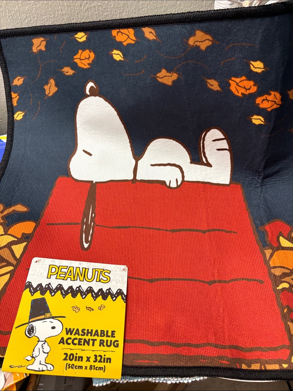 Peanuts Snoopy washable accent RUG